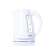 Camry CR1255w white electric kettle, 1.7L capacity