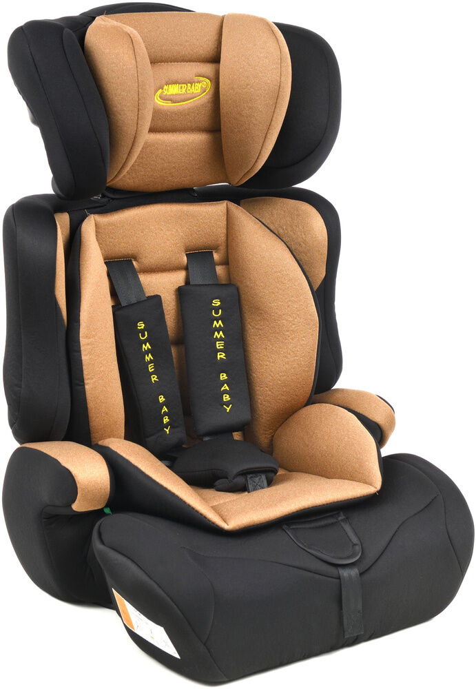 E-shop Letná detská autosedačka Baby Cosmo I-Size 9-36kg - hnedo-čierna
