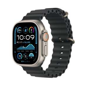 Черна THD Oceanic Loop каишка за Apple Watch Ultra 2 49 mm, Apple Watch Series 10 46 mm и Apple Watch SE 44 mm - Каишка за умен часовник