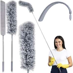 Telescopic Dust Brush with Two Attachments 106766187 - Portraits