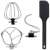 Camry CR4223 kitchen robot accessories: whisk, dough hook, spatula