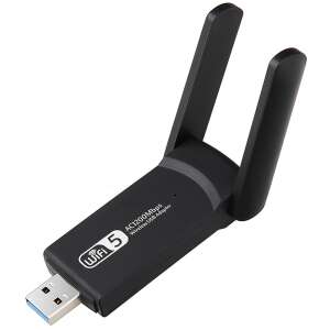 Wi-Fi мрежова карта wifi usb адаптер 1200mbps двоен 106767763 - Адаптер Bluetooth