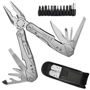 23 w 1 multitool z kombinerkami, nożem, piłą, śrubokrętem, otwieraczem do butelek i wieloma innymi - Sport i rekreacja