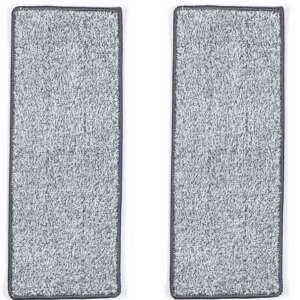 Microfiber Mop Cloths, Grey, 30 x 10 cm, 2 pcs 106770577 - Cleaning Tool