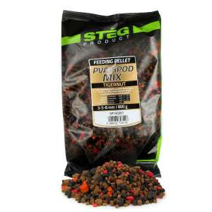 Stég Product Etető Pellet PVA Spód Mix Tigernut 800g 3-5-8mm - Etetőanyag