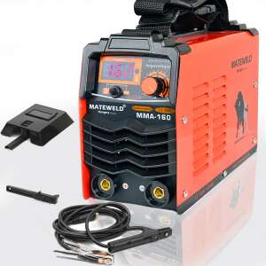 Zvárací invertor MATEWELD Hungary Buffalo Power MMA-160 s funkciou Lift-Tig, červený, s príslušenstvom - Zváračky