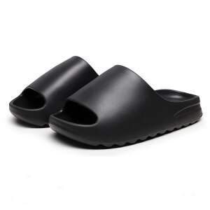 Dollcini damskie klapki chmurowe, unisex, masaż, łazienka, dom, wewnętrzne i zewnętrzne płaskie sandały, czarna borówka, EU 40 - Obuwie damskie