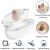 NeoHGS hearing aid in charging case, benefits include improved positioning of sounds and noise reduction