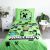 Minecraft Creeper Green Bedding Set - 140x200 cm Microfiber