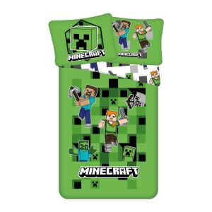 Minecraft Bed Sheet Set 140x200 cm 70x90 cm microfibre (Out of the Box)