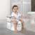 Child using Timeless Tools Gyerek wc alakú bili, potty training toilet, white