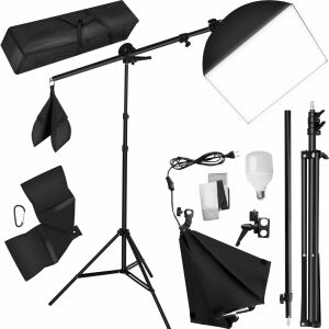 Studio Lighting Kit with Softbox, Stand, and Bag 112342171 - Studio Light and Reflector