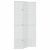 vidaXL 3 Paneles Fehér Tömörfa Térelválasztó - 105-110 x 220 cm 106786626