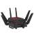 ASUS ROG Rapture GT-BE19000 wireless router, black and red, with ports