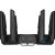 Back view of ASUS ROG Rapture GT-BE19000 Tri-Band WiFi Router
