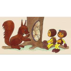 Kippkopp și TippTopp, o veveriță și un copac ilustrație din carte - Diapozitive, carti audio, CD, DVD