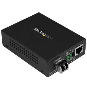 StarTech.com MCM1110MMLC Gigabit Ethernet konverter, 10/100/1000Base-T - 1000Base-SX/LX, fekete - Média konverter