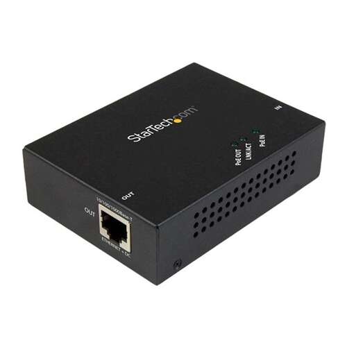StarTech.com POEEXT1GAT Gigabit Ethernet bővítő, fekete