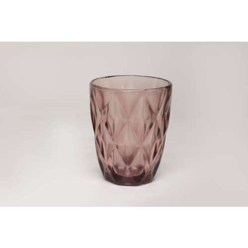 Rózsaszín üvegpohár 270ml 6db