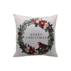 Bársony díszpárna Karácsonyi koszorú 45cm 106791433 - Díszpárna