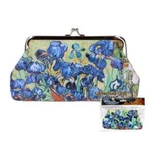 H.C.021-4705 Műbőr pénztárca 20x10x1cm,Van Gogh:Íriszek