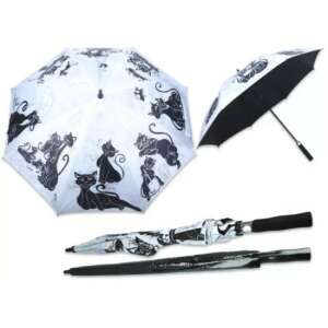 H.C.021-6630 Esernyő, Hossz: 93 cm, dia: 120 cm, Fekete Macska 106791765 - Esernyő