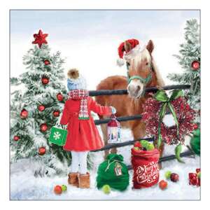 AMB.33319035 Horse girl papírszalvéta 33x33cm, 20db-os 106791904 - Háztartási papírtermék