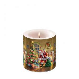AMB.39218900 Gifts under Christmas tree ávilágítós gyertya 8x7,5cm 106791935 - Ambiente