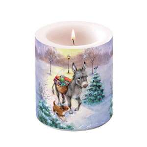 AMB.39318840 Gifts delivery átvilágítós gyertya 10x10xcm 106791952 - Gyertya