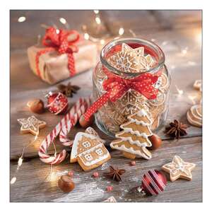 AMB.33319080 Christmas cookies jar papírszalvéta 33x33cm, 20db-os 106792005 - Szalvéta