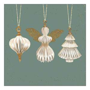 AMB.33319286 Paper ornaments sage papírszalvéta 33x33cm, 20db-os 106792078 - Szalvéta