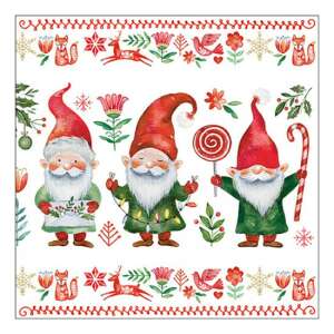 AMB.33319815 Gnomes fun papírszalvéta 33x33cm, 20db-os 106792100 - Háztartási papírtermék