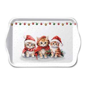AMB.33719105 Funny cute kittens műanyag kistálca 13x21cm 106792108 - Tálca