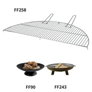 Félkör alakú fém grillrács, 82,5 cm (FF258) 125755129 - Kert