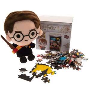 Harry Potter 3D Puzzle és Plüss Játék Szett, 300 darabos, Harry Potter plüss figurával és Harry Potter karakterek 3D puzzle-jával - Puzzle & Kirakó