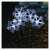 Lume et LED snowflake lights, cold white, 30cm tall, for outdoor and indoor use, in use