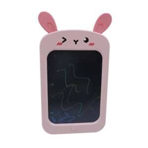 Manyuk Toys Nyuszis LCD rajztábla, rózsaszín nyuszi formájú LCD rajztábla gyerekeknek, kreatív szórakozás, vissza az iskolába - Manyuk Toys