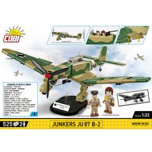 Cobi Junkers Ju 87 B-2 Baustein-Set mit Figuren - Cobi