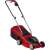 Einhell GC-EM 1032 electric lawnmower, red and black, 32 cm cutting width, 30 L grass catcher