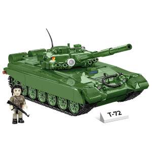 Cobi Blocks Armed Forces T-72 Panzer Bausatz, 680 Teile, 1:35 Maßstab, 2 in 1 Modell, Ostdeutschland/Sowjetunion, zusammengebauter Panzer mit Minifigur - Cobi
