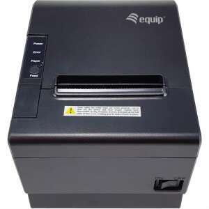 Equip Thermodrucker Címkenyomtató, imprimantă termică, imprimantă de bonuri, imprimantă POS, imprimantă pentru case de marcat, imprimantă termică de bonuri, imprimantă neagră - Equip