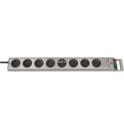 Brennenstuhl Super Solid 8-way 2,5m silver, surge protected 1153340118 39320511