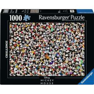 Ravensburger 1000-teiliges Challenge Mickey Mouse Puzzle mit einem farbenfrohen Design aus Mickey Mouse-Gesichtern - Puzzle & Rätsel