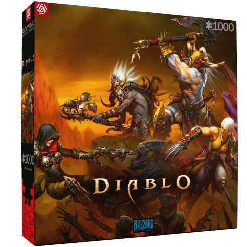 Good Loot Diablo: Heroes Battle 1000 darabos kirakós játék, mely a Diablo univerzum drámai csatajelenetét ábrázolja