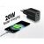 Ładowarka Conceptronic CONCEPTRONIC Ladegerät 2Port  20W,1xUSB-C,1xUSB-A   1.5m  sw 106801312