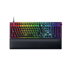 Razer Huntsman V2 optikai gaming billentyűzet csuklótámasszal, felülnézet - Razer