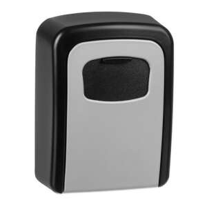 Trezor na kľúče, čierny a sivý, kov a plast, 12x9x4 cm, Malatec - Skrinky na kľúče