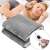 Pepita Elektromos melegítő takaró, 6 hőmérséklet-fokozat, 130x180cm, szürke-fehér, használat közben