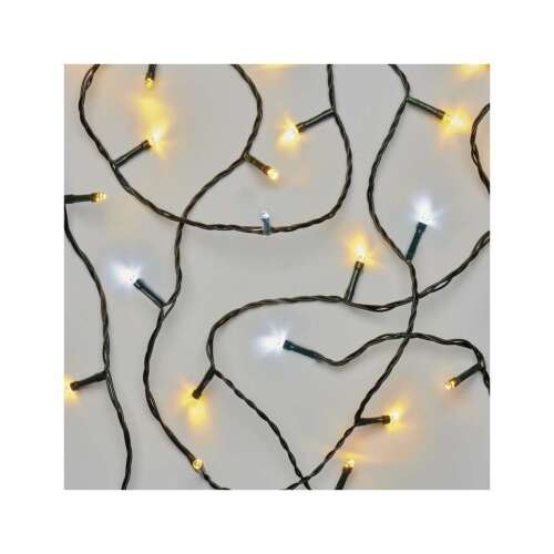 180 LED Christmas lights, warm white and cool white, 18 meters long