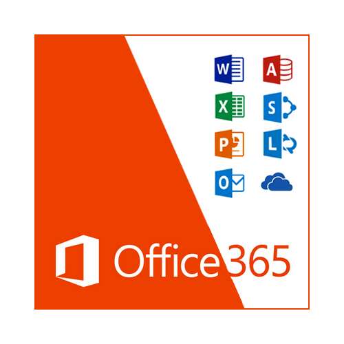 Logo programu Microsoft Office 365, softvér na spracovanie textu, tabuľky, prezentácie, e-mail a ďalšie